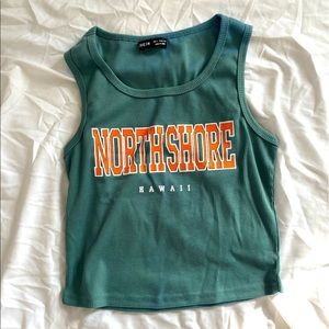 Northshore Hawaii Teal Tank Top